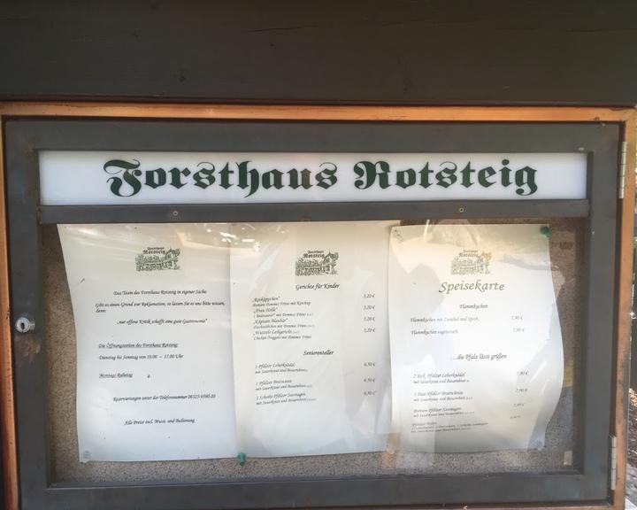 Forsthaus Rotsteig